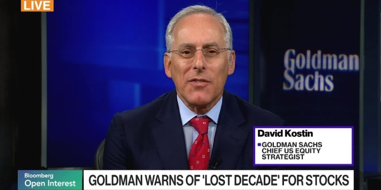 Goldman Sees S&P Returning 3% Over 10 Next Years Goldman Sees S&P Returning 3% Over 10 Next Years