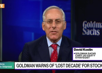 Goldman Sees S&P Returning 3% Over 10 Next Years Goldman Sees S&P Returning 3% Over 10 Next Years