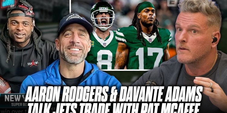 Aaron Rodgers & Davante Adams Talk Reunion After Trade To The Jets | Pat McAfee Show Aaron Rodgers & Davante Adams Talk Reunion After Trade To The Jets | Pat McAfee Show