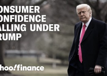 Consumer confidence drops amid Trump presidency Consumer confidence drops amid Trump presidency