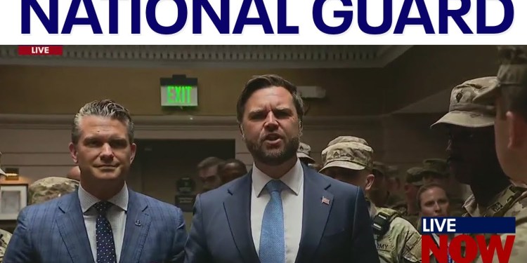 Vance & Hegseth visits National Guard troops Vance & Hegseth visits National Guard troops