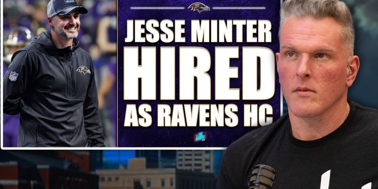 Ravens Hire Chargers DC Jesse Minter As Head Coach | Pat McAfee Show Ravens Hire Chargers DC Jesse Minter As Head Coach | Pat McAfee Show