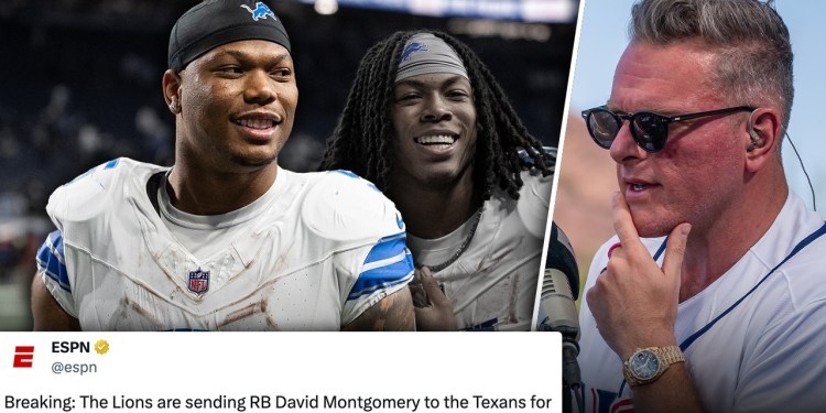 David Montgomery Traded From Lions To Texans, Breaks Up Detroit’s “Sonic & Knuckles” Tandem David Montgomery Traded From Lions To Texans, Breaks Up Detroit’s “Sonic & Knuckles” Tandem