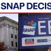 Supreme Court issues order blocking full SNAP payments Supreme Court issues order blocking full SNAP payments