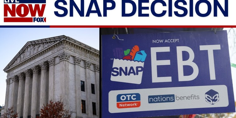 Supreme Court issues order blocking full SNAP payments Supreme Court issues order blocking full SNAP payments