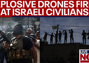 Hezbollah terrorists launch explosive drones at Israel civilians & homes | LiveNOW from FOX Hezbollah terrorists launch explosive drones at Israel civilians & homes | LiveNOW from FOX