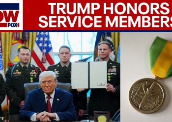 WATCH: Trump, Hegseth award Mexican Border Defense Medal to service members WATCH: Trump, Hegseth award Mexican Border Defense Medal to service members