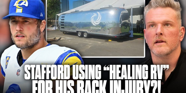 Matt Stafford Using “Healing” Airstream RV At Rams Practice? | Pat McAfee Show Matt Stafford Using “Healing” Airstream RV At Rams Practice? | Pat McAfee Show