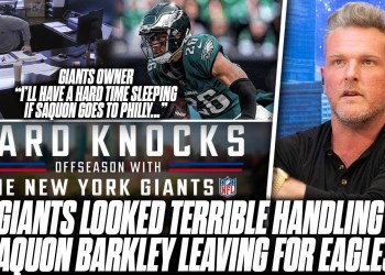Giants Look TERRIBLE For How They Handled Saquon Situation On Hard Knocks? | Pat McAfee Reacts Giants Look TERRIBLE For How They Handled Saquon Situation On Hard Knocks? | Pat McAfee Reacts