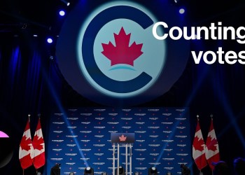 Canadian Conservatives Cheer as Early Results Come In Canadian Conservatives Cheer as Early Results Come In
