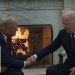 Biden congratulates Trump during historic Oval Office meeting: ‘Welcome back’ Biden congratulates Trump during historic Oval Office meeting: ‘Welcome back’