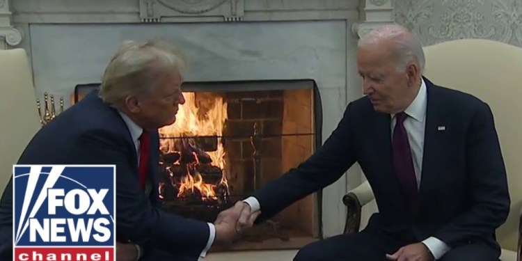 Biden congratulates Trump during historic Oval Office meeting: ‘Welcome back’ Biden congratulates Trump during historic Oval Office meeting: ‘Welcome back’
