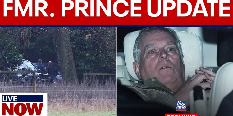 Former Prince Andrew released from custody Former Prince Andrew released from custody