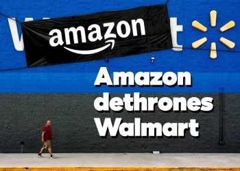 Amazon dethrones Walmart Amazon dethrones Walmart
