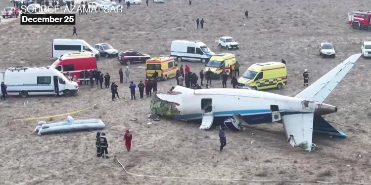 Azerbaijan Airlines Passenger Plane Crashes in Kazakhstan Azerbaijan Airlines Passenger Plane Crashes in Kazakhstan