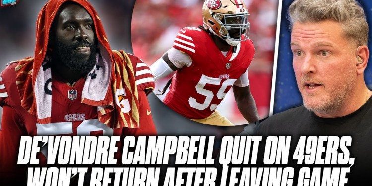 De’Vondre Campbell Quits, Walks Off Field, “Didn’t Want To Play” In Middle Of Game vs Rams De’Vondre Campbell Quits, Walks Off Field, “Didn’t Want To Play” In Middle Of Game vs Rams