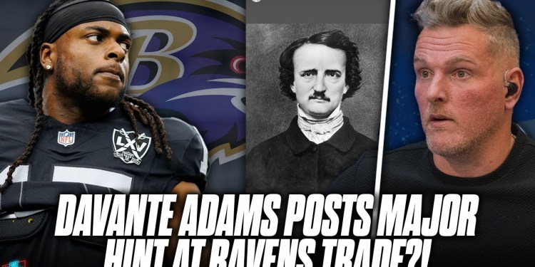 Davante Adams Posts MAJOR HINT He Could Be Traded To Ravens?! | Pat McAfee Show Davante Adams Posts MAJOR HINT He Could Be Traded To Ravens?! | Pat McAfee Show