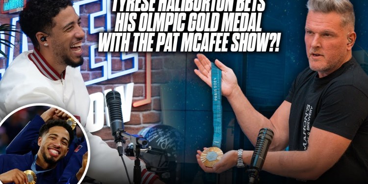 Tyrese Haliburton Bets His Olympic Gold Medal With Pat McAfee Tyrese Haliburton Bets His Olympic Gold Medal With Pat McAfee