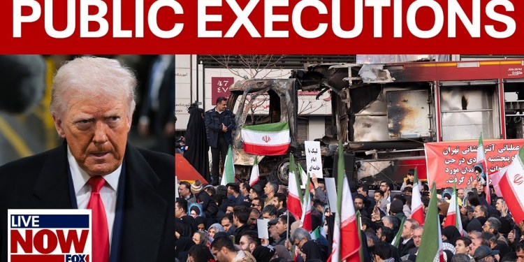 Iran to begin public executions as Trump urges more protests against the regime Iran to begin public executions as Trump urges more protests against the regime