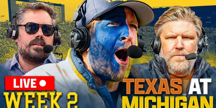 LIVE FROM ANN ARBOR FOR TEXAS-MICHIGAN | Barstool College Football Show Week 2 LIVE FROM ANN ARBOR FOR TEXAS-MICHIGAN | Barstool College Football Show Week 2