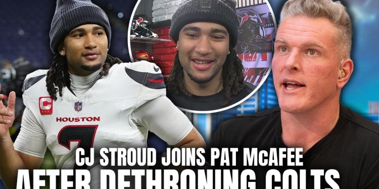 CJ Stroud Joins Pat McAfee After Dethroning Colts From Leaders Of The AFC South CJ Stroud Joins Pat McAfee After Dethroning Colts From Leaders Of The AFC South