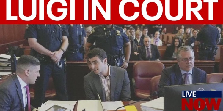 Luigi Mangione in court for pretrial hearing Luigi Mangione in court for pretrial hearing