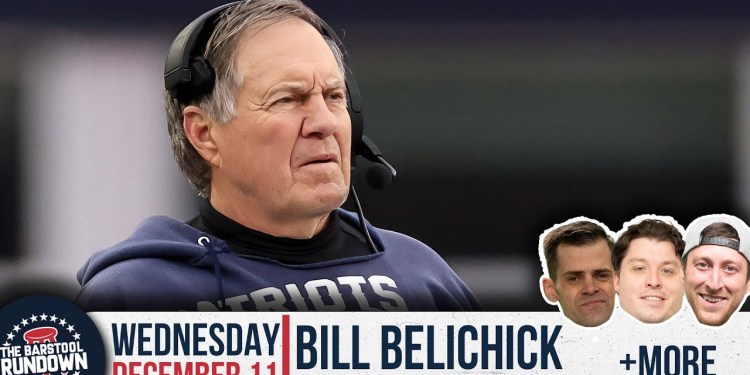 Bill Belichick Finalizing Deal To Be Head Coach of UNC – Barstool Rundown – December 11th, 2024 Bill Belichick Finalizing Deal To Be Head Coach of UNC – Barstool Rundown – December 11th, 2024