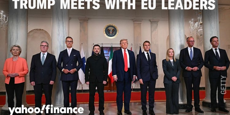 LIVE: President Trump meets with European leaders at the White House LIVE: President Trump meets with European leaders at the White House
