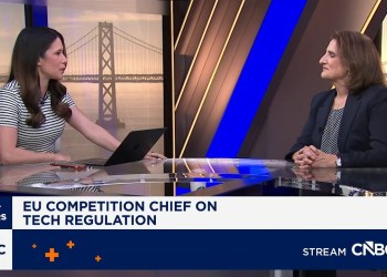 EU competition chief to meet with big tech CEOs this week EU competition chief to meet with big tech CEOs this week