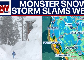 Monster snow storm to slam the West, 15 feet possible Monster snow storm to slam the West, 15 feet possible