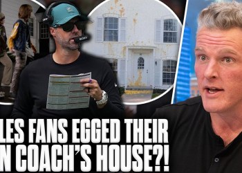 Eagles Fans Egged Their OC’s House Over Offensive Struggles…| Pat McAfee Show Eagles Fans Egged Their OC’s House Over Offensive Struggles…| Pat McAfee Show