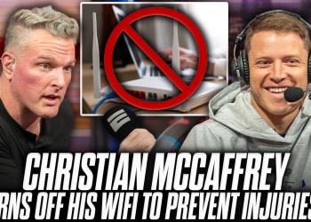 Christian McCaffrey Turns Off His Wifi At Night To Help Prevent Injuries?! | Pat McAfee Show Christian McCaffrey Turns Off His Wifi At Night To Help Prevent Injuries?! | Pat McAfee Show