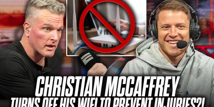 Christian McCaffrey Turns Off His Wifi At Night To Help Prevent Injuries?! | Pat McAfee Show Christian McCaffrey Turns Off His Wifi At Night To Help Prevent Injuries?! | Pat McAfee Show