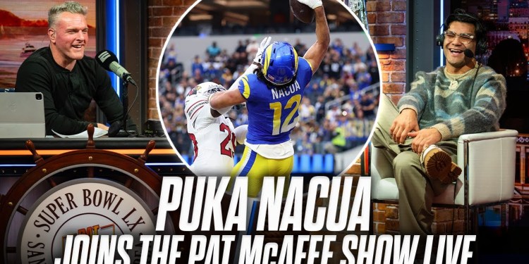Puka Nacua Joins The Pat McAfee Show Live From Radio Row Puka Nacua Joins The Pat McAfee Show Live From Radio Row