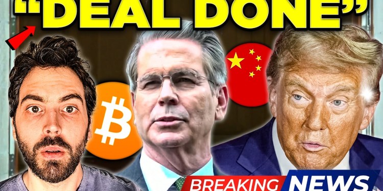 BREAKING: Bessent Announces US/China Trade Deal – Bitcoin SUPPLY SHOCK Incoming! BREAKING: Bessent Announces US/China Trade Deal – Bitcoin SUPPLY SHOCK Incoming!