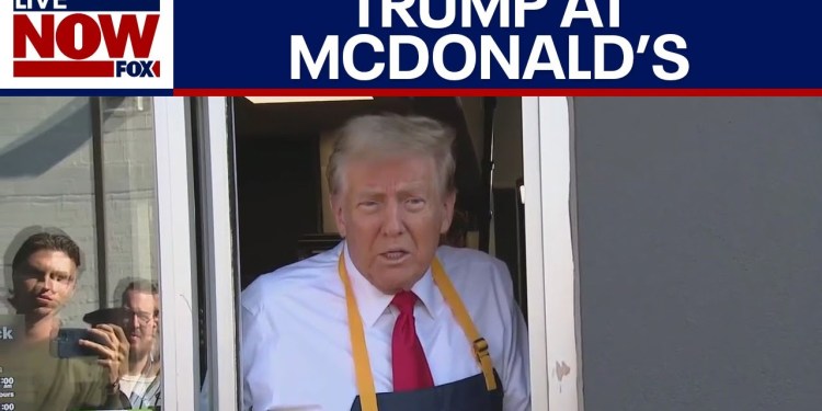 WATCH: Trump mans the fries at McDonalds | LiveNOW from FOX WATCH: Trump mans the fries at McDonalds | LiveNOW from FOX