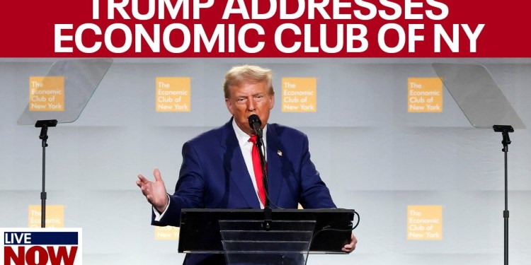 FULL REMARKS: Trump addresses the Economic Club of New York | LiveNOW from FOX FULL REMARKS: Trump addresses the Economic Club of New York | LiveNOW from FOX