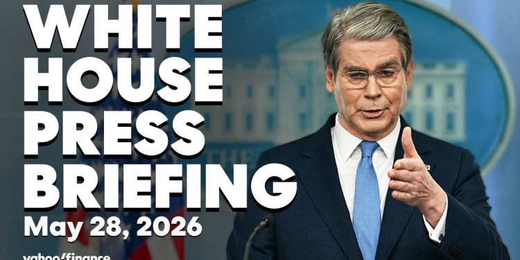 LIVE: White House Press Briefing with Treasury Secretary Scott Bessent LIVE: White House Press Briefing with Treasury Secretary Scott Bessent