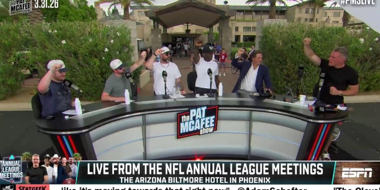 The Pat McAfee Show Live From NFL League Meetings | Tuesday March 31st 2026 The Pat McAfee Show Live From NFL League Meetings | Tuesday March 31st 2026