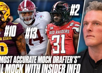 The Most Accurate Mock Drafter’s Final Mock With ACTUAL Insider Information Has Been Released… The Most Accurate Mock Drafter’s Final Mock With ACTUAL Insider Information Has Been Released…