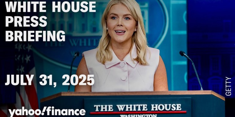 LIVE: White House press secretary Karoline Leavitt holds briefing LIVE: White House press secretary Karoline Leavitt holds briefing