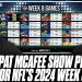 The Pat McAfee Show Picks & Predicts Every Game For NFL’s 2024 Week 8 Weekend The Pat McAfee Show Picks & Predicts Every Game For NFL’s 2024 Week 8 Weekend