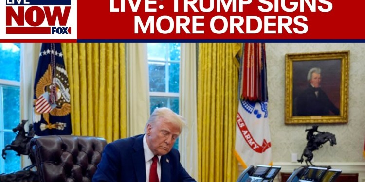 LIVE NOW: President Trump to sign more executive orders in Oval Office w/ Elon Musk LIVE NOW: President Trump to sign more executive orders in Oval Office w/ Elon Musk