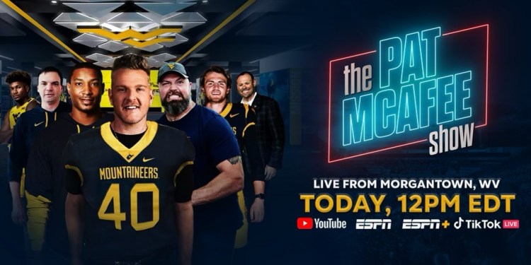 The Pat McAfee Show Live From West Virginia | Friday August 30th 2024 The Pat McAfee Show Live From West Virginia | Friday August 30th 2024