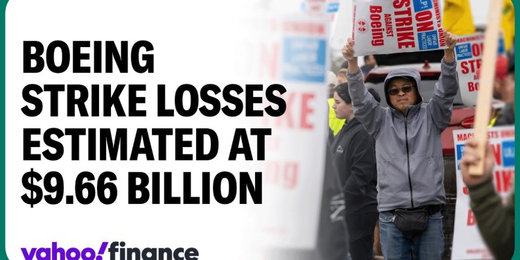 Boeing strike losses estimated at .66B in losses Boeing strike losses estimated at .66B in losses