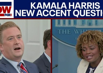 Kamala Harris Accent: Peter Doocy questions White House on new Southern tone from VP Kamala Harris Accent: Peter Doocy questions White House on new Southern tone from VP