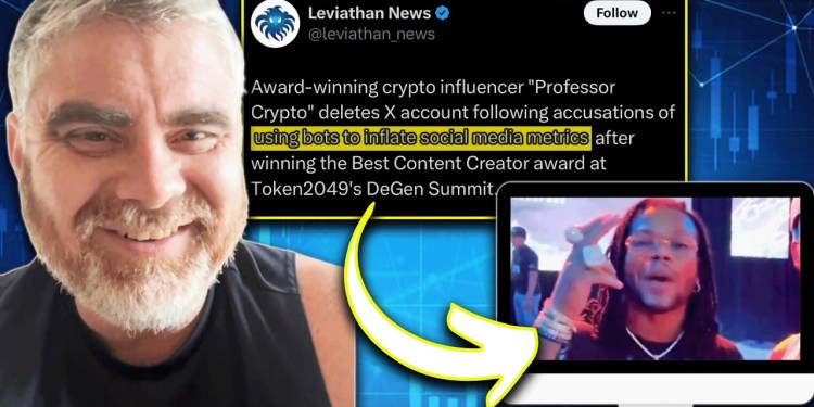 Professor Crypto CAUGHT BUYING VIEWS (Gets LAUGHED OFF Crypto Twitter) Professor Crypto CAUGHT BUYING VIEWS (Gets LAUGHED OFF Crypto Twitter)