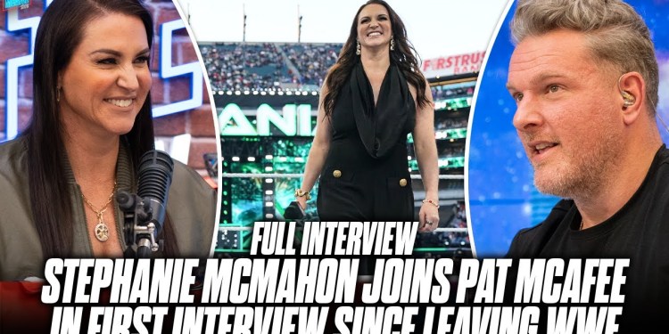 Stephanie McMahon Joins Pat McAfee For Her First Interview Since Leaving WWE Executive Stephanie McMahon Joins Pat McAfee For Her First Interview Since Leaving WWE Executive