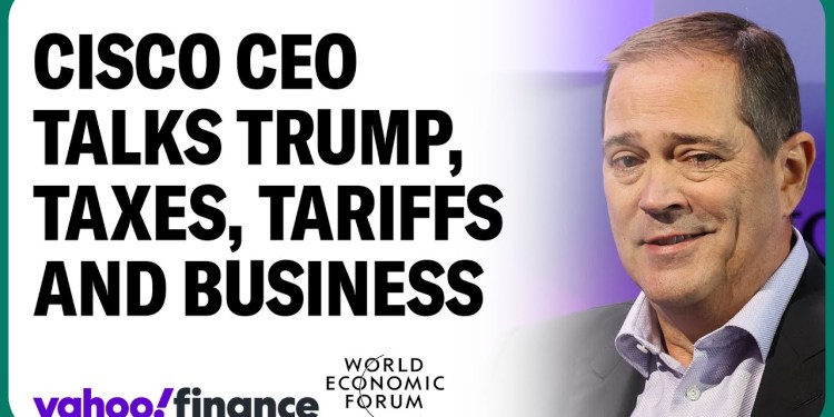 Cisco CEO says Trump must prioritize preserving tax cuts Cisco CEO says Trump must prioritize preserving tax cuts