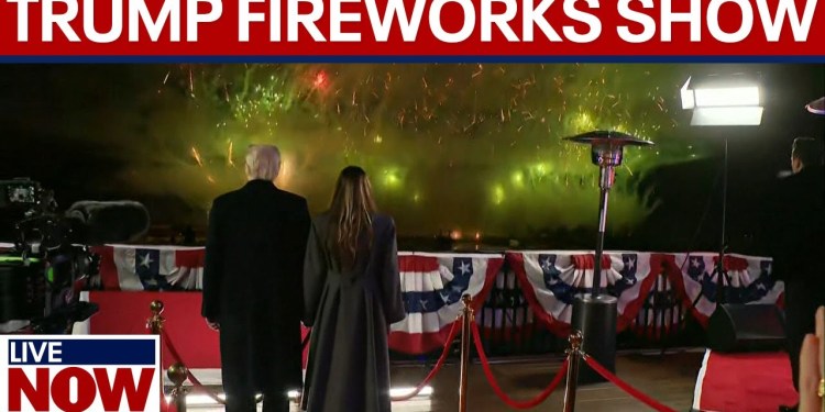 WATCH: President-Elect Trump views fireworks show at his golf club in Virginia | LiveNOW from FOX WATCH: President-Elect Trump views fireworks show at his golf club in Virginia | LiveNOW from FOX
